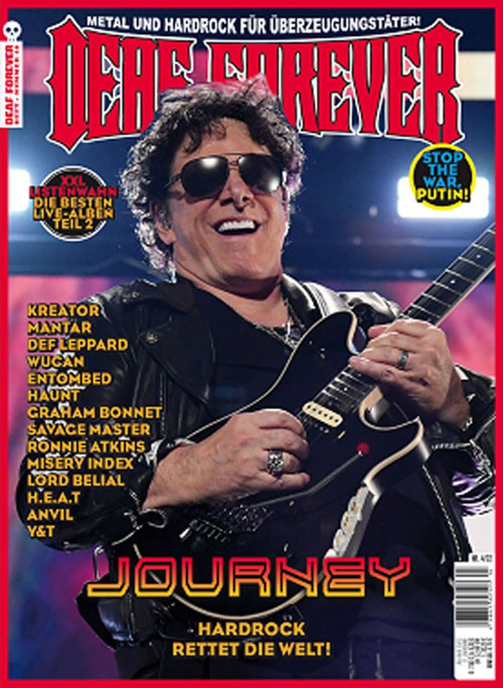 Deaf Forever Magazin Deutschland 2022 #48 Journey Wucan Kreator Deff Leppard