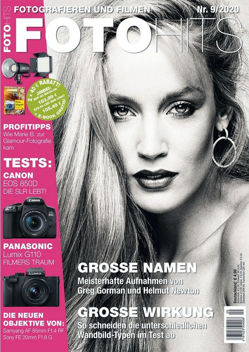 Foto Hits Deutschland 2020-09 Jerry Hall Greg Gorman Helmut Newton