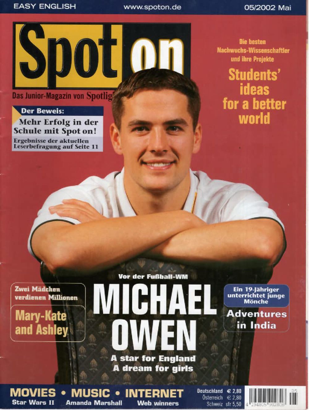 Spot On Magazin Deutschland 2002-05 Michael Owen
