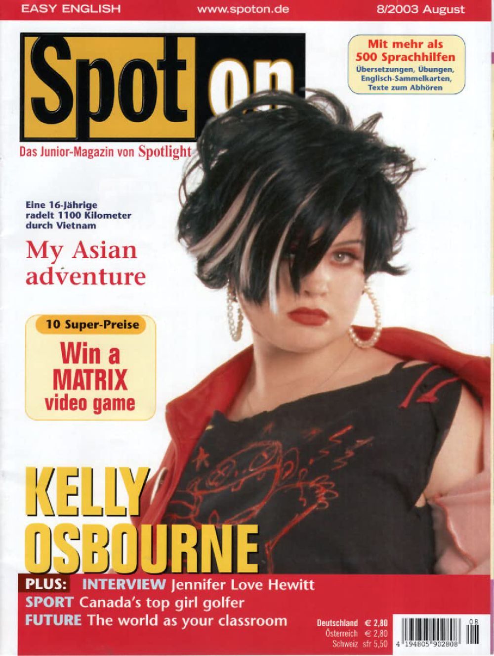 Spot On Magazin Deutschland 2003-08 Kelly Osbourne