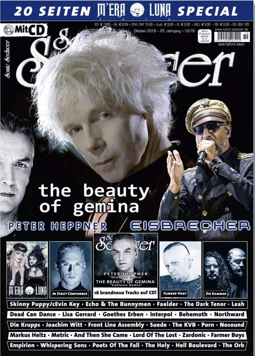 Sonic Seducer Magazin Deutschland 2018-10 Gemina In Strict Confidence
