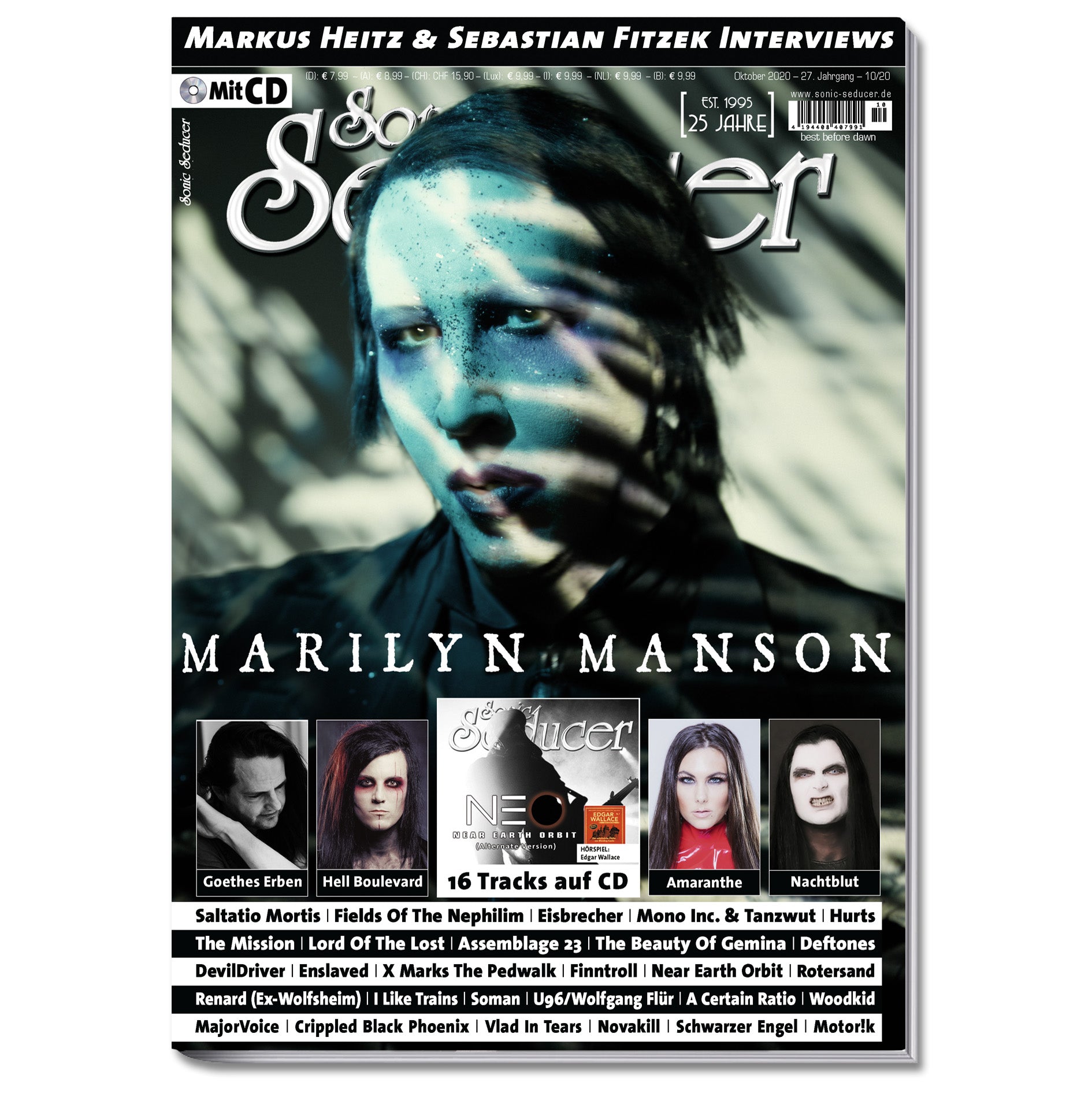 Sonic Seducer Magazin Deutschland 2020-10 Marilyn Manson Amaranthe