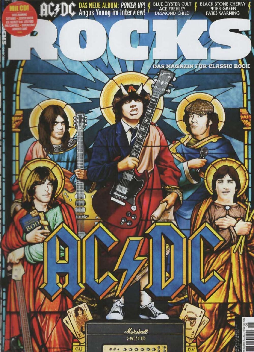 Rocks Magazin Deutschland 2020 #79 ACDC Peter Green Desmond Child Ace Frehley AC/DC