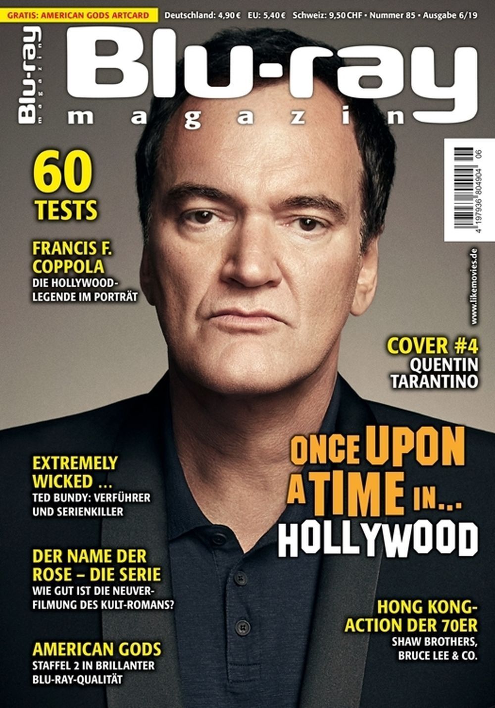 Blu Ray Magazin Deutschland 2019-06 Quentin Tarantino