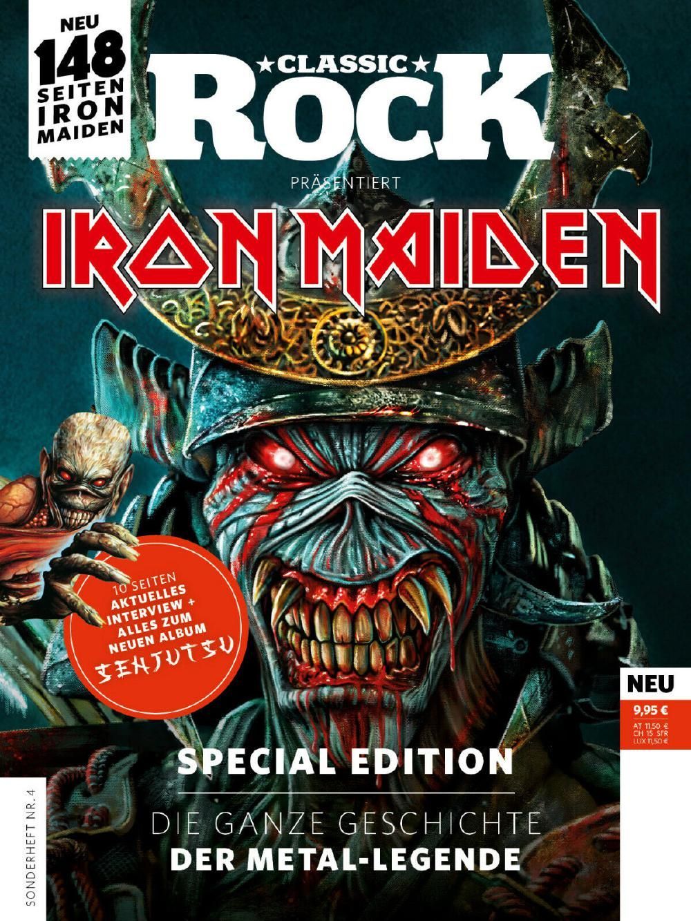 Classic Rock Sonderheft Magazin Deutschland 2021 #4 Iron Maiden