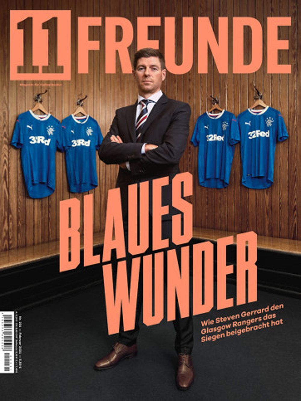 11 Freunde Magazin Deutschland 2021 #231 Steven Gerrard Glasgow Rangers