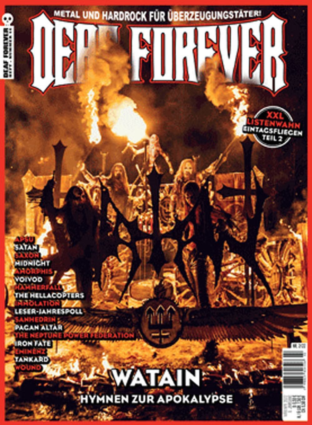 Deaf Forever Magazin Deutschland 2022-02 Watain Saxon Pagan Altar