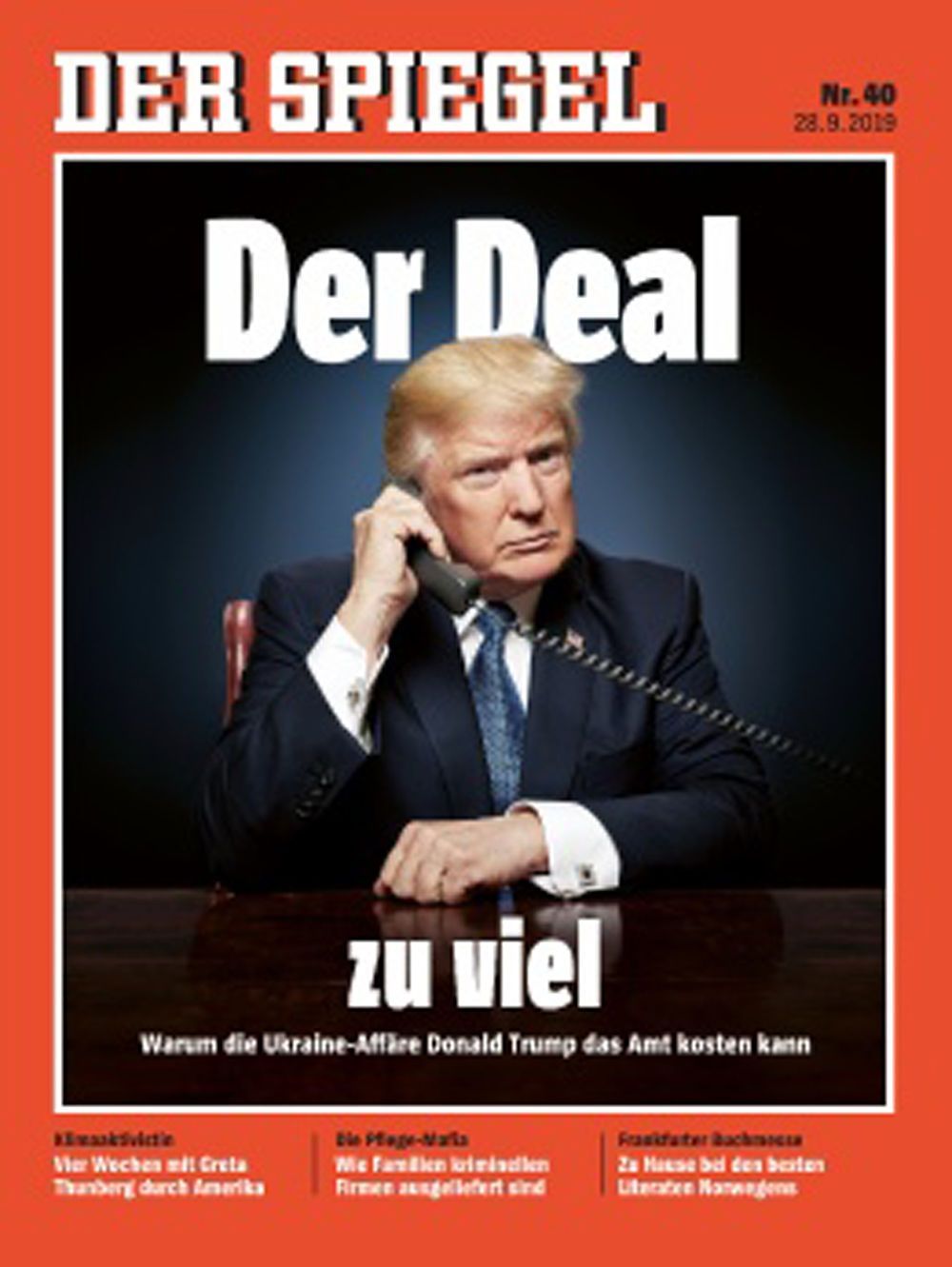 Der Spiegel Magazin Deutschland 2019-40 Donald Trump