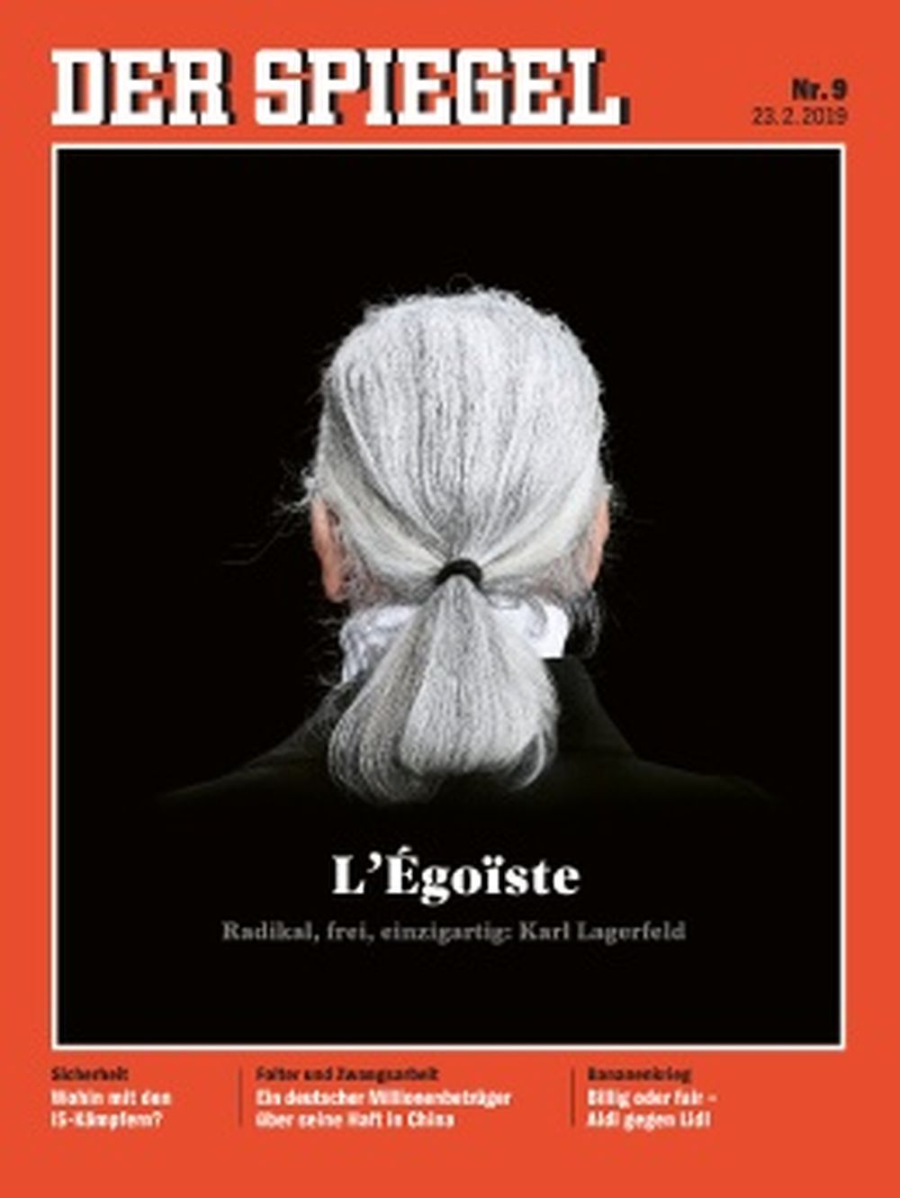 Der Spiegel Magazin Deutschland 2019-09 Karl Lagerfeld