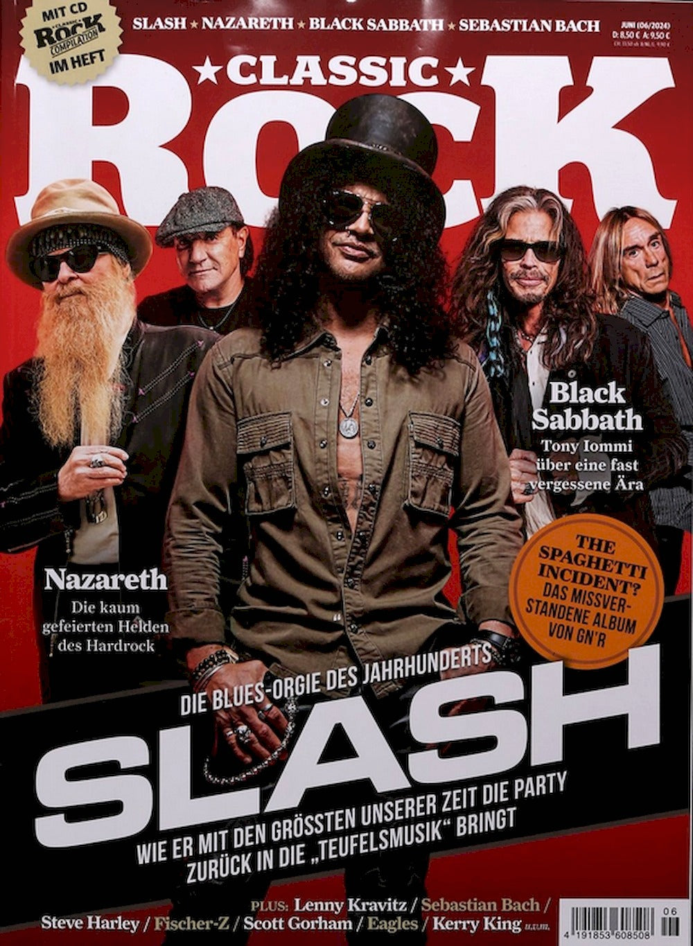 Classic Rock Magazin Deutschland 2024-06 Slash Nazareth #130 + CD