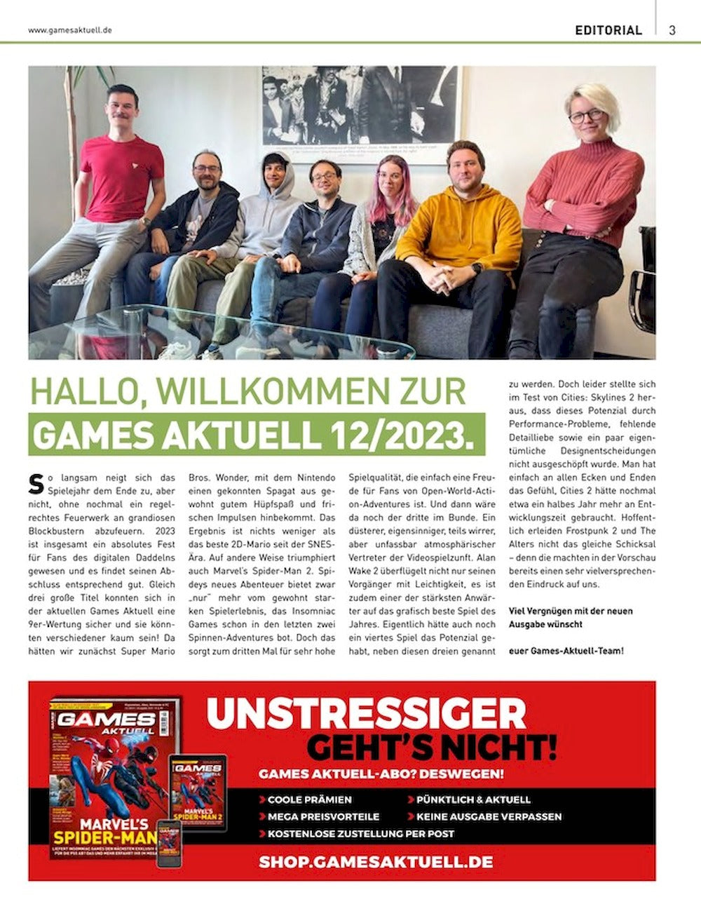 Games Aktuell Magazin Deutschland 2023-12 Spider Man