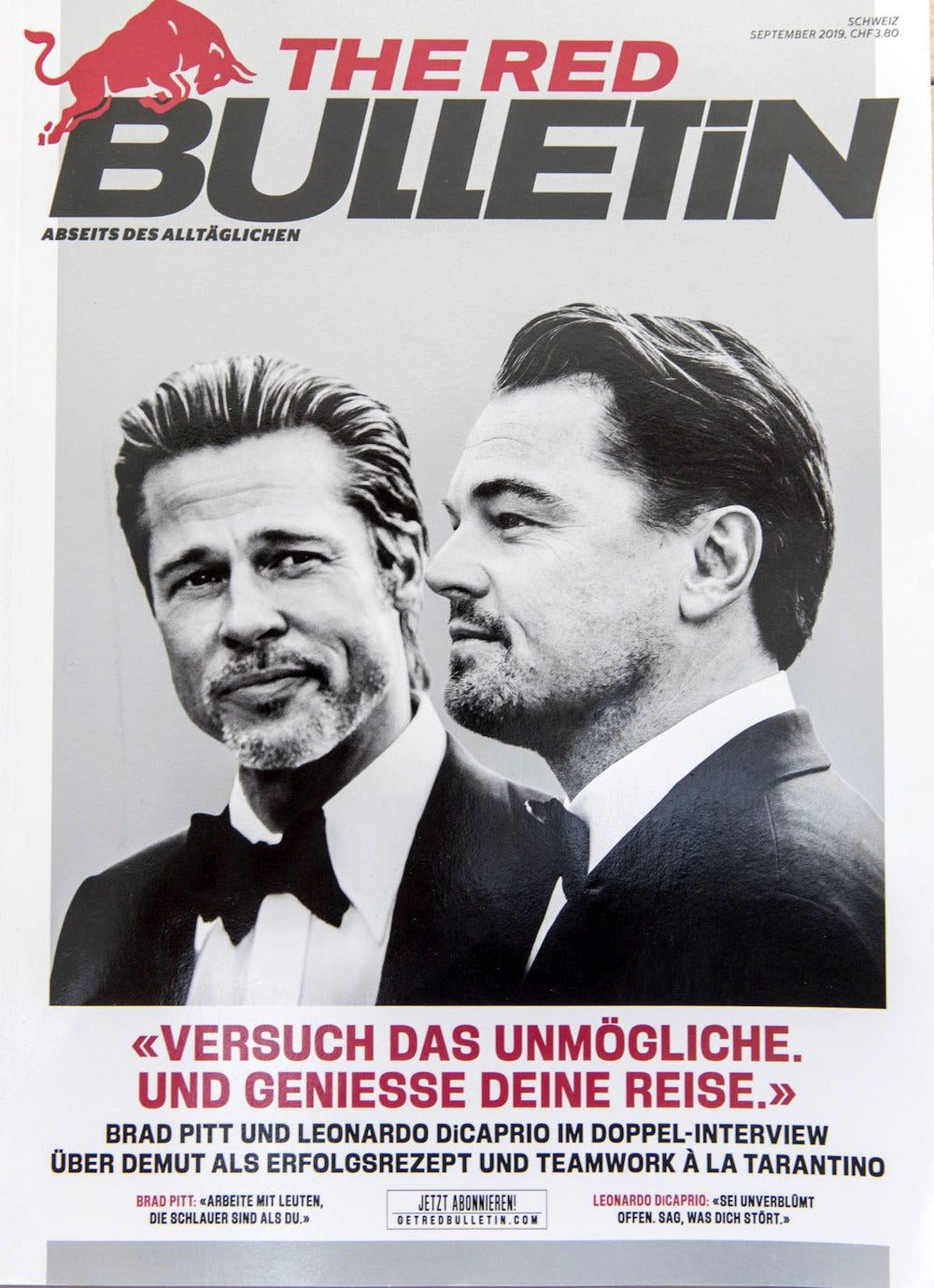 The Red Bulletin Magazin Deutschland 2019-08 Pitt DiCaprio Tarantino