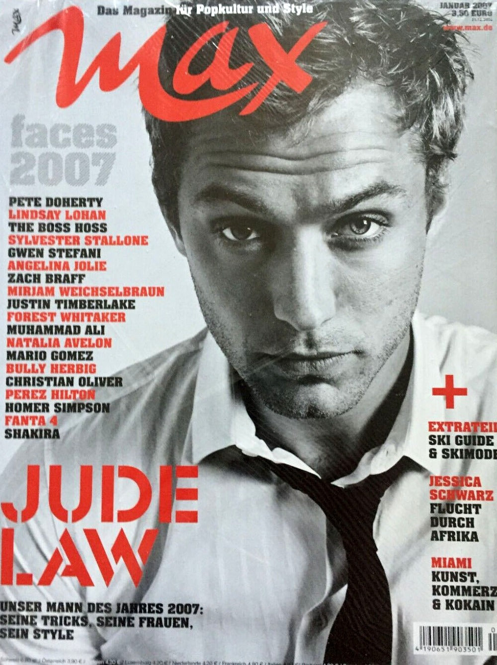 Max Magazin Deutschland 2007-01 Jude Law