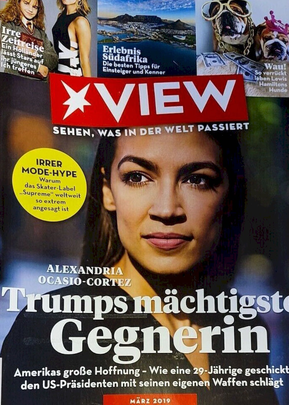 View Magazin Deutschland 2019-03 Alexandria Ocasio-Cortez