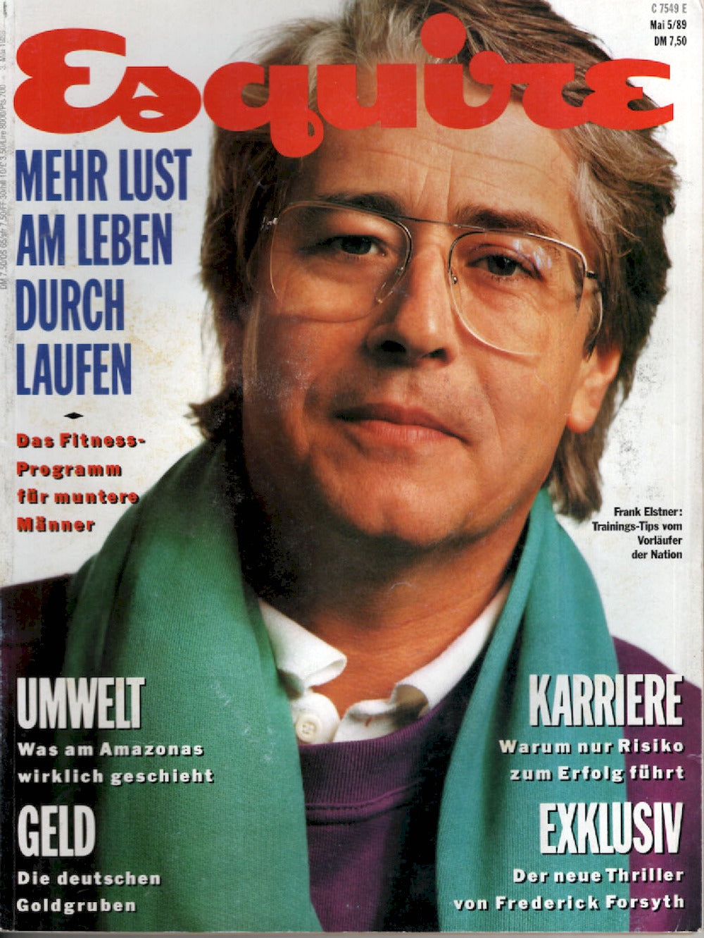 Esquire Magazin Deutschland 1989-05 Frank Elstner