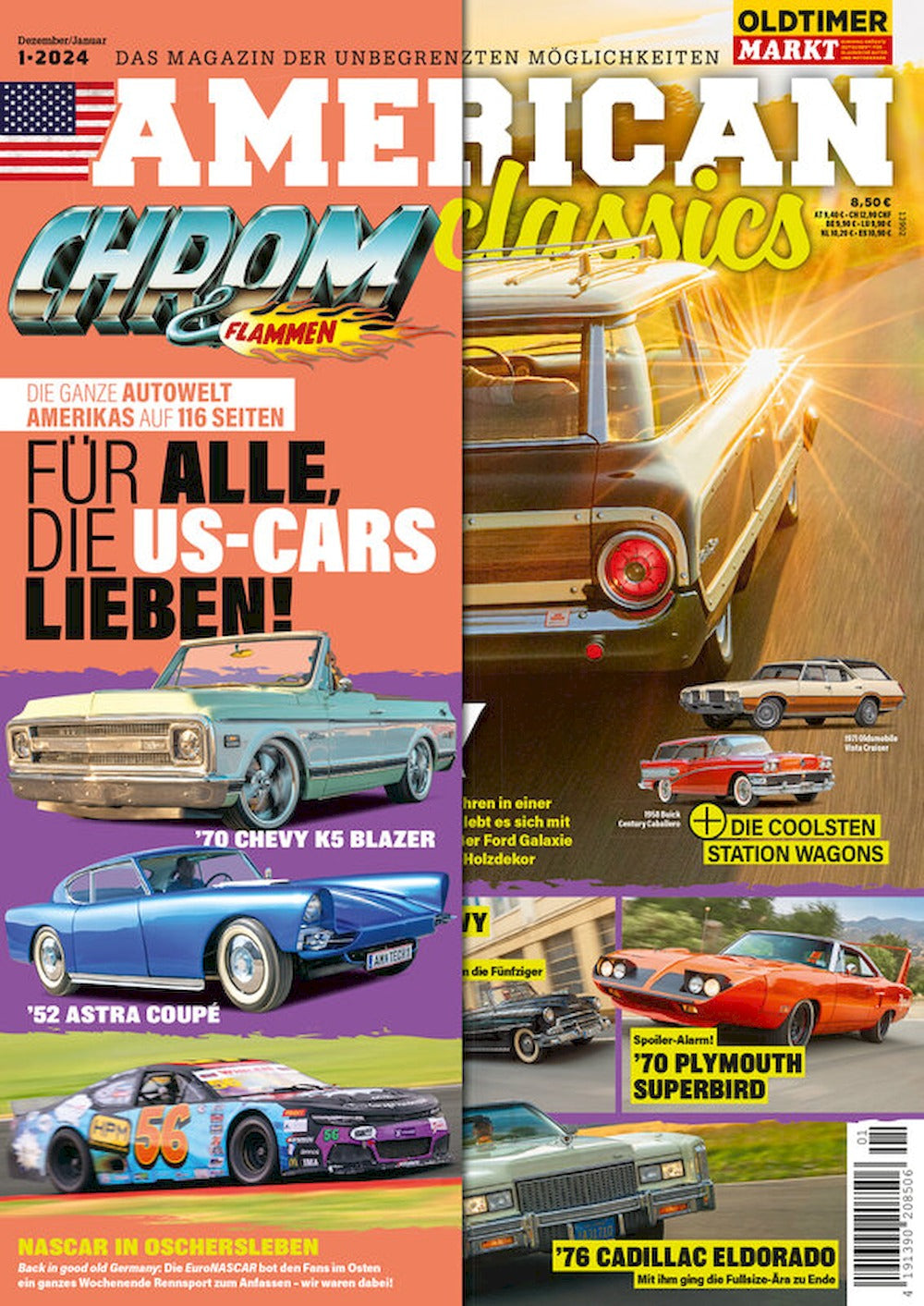 American Classic Magazin Deutschland 2024-01 Galaxie Country Squire Chevrolet Blazer K5