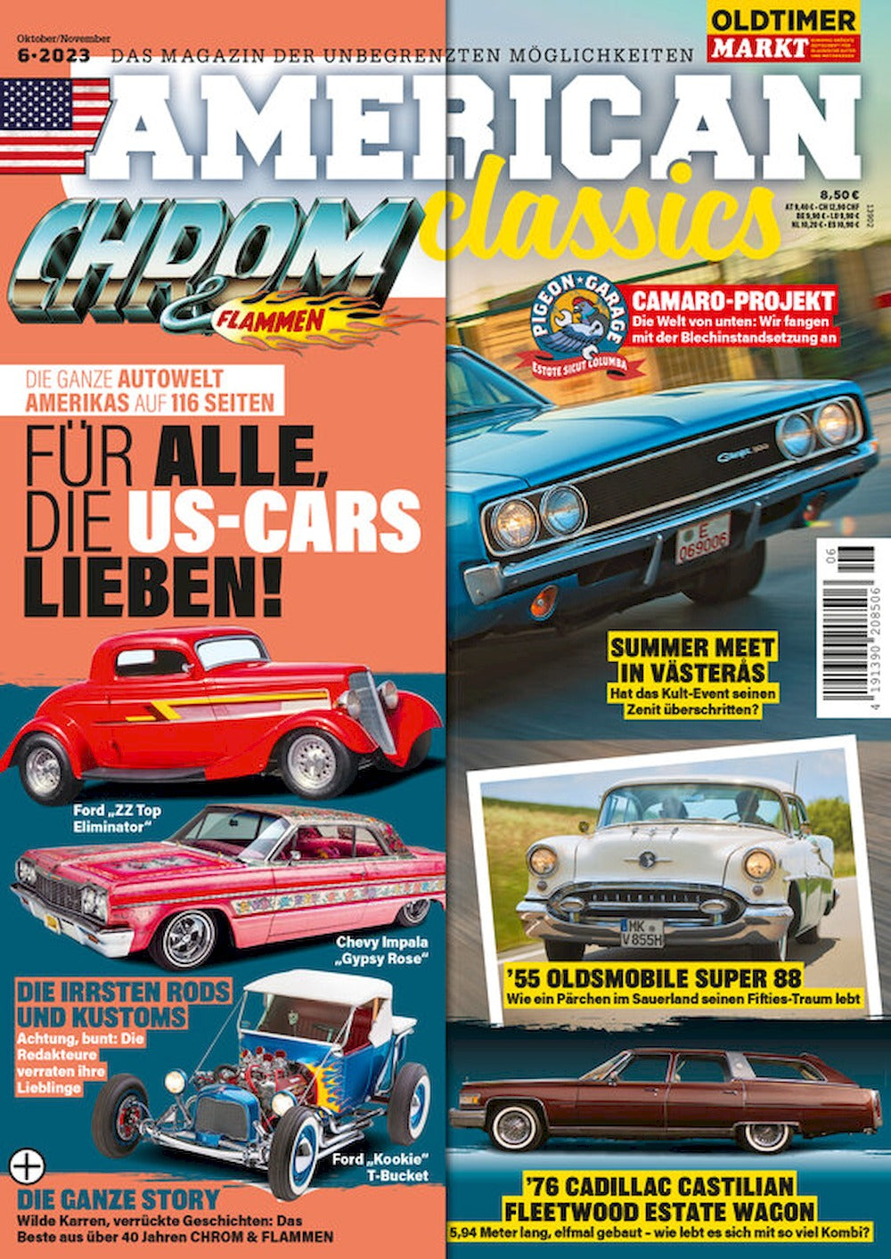 American Classic Magazin Deutschland 2023-06 Oldsmobile Super 88 Ford GT Heritage