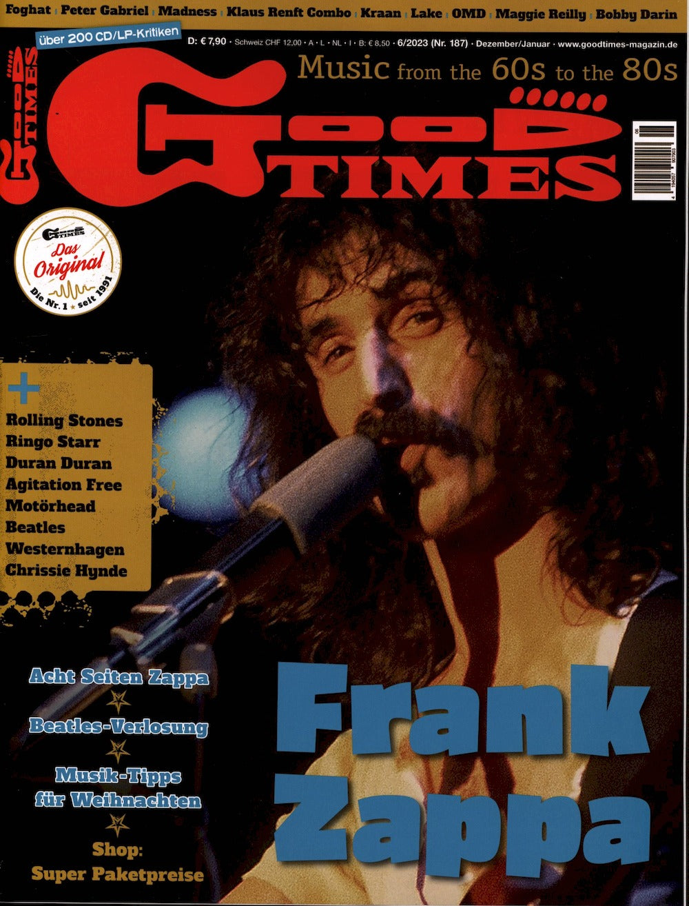 Good Times Magazin Deutschland 2023-06 Frank Zappa Ringo Starr Duran Duran