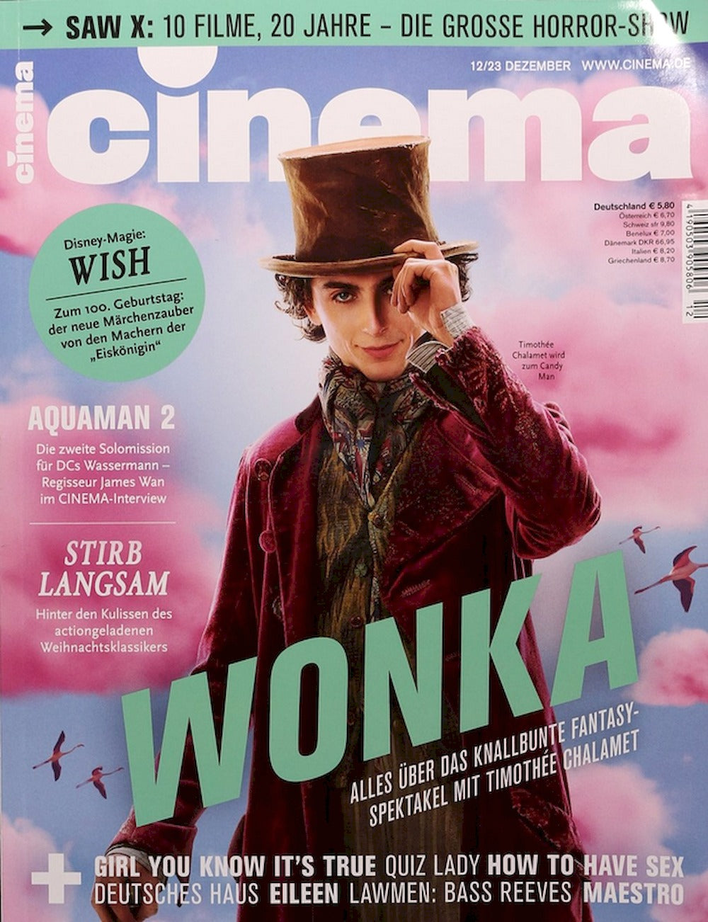 Cinema Magazin Deutschland 2023-12 Timothee Chalamet