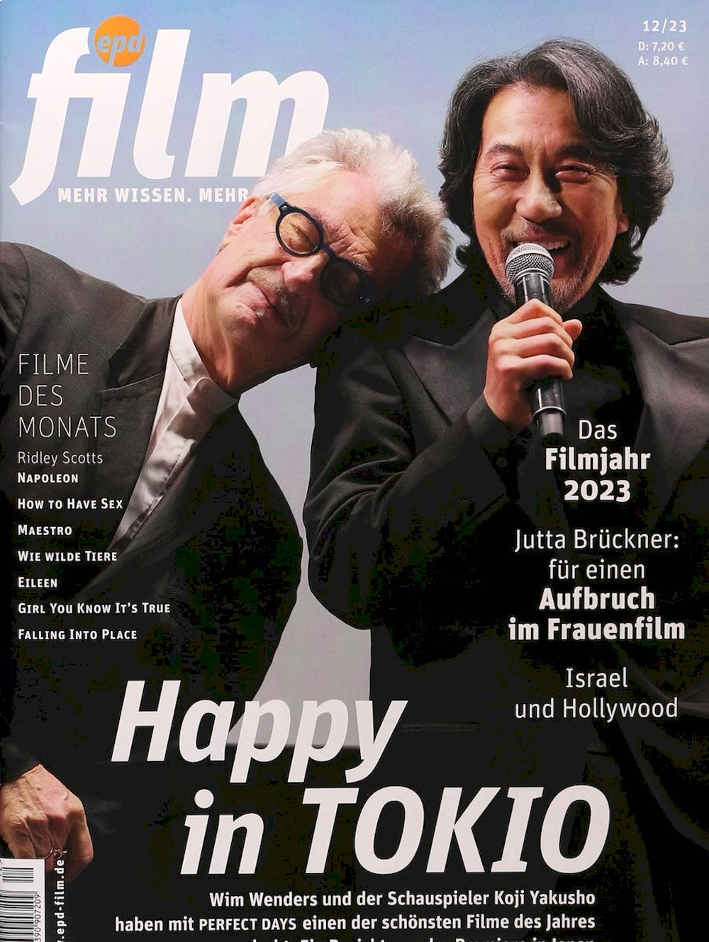 EPD Film Magazin Deutschland 2023-12 Wim Wenders Koji Yakusho Ridley Scott