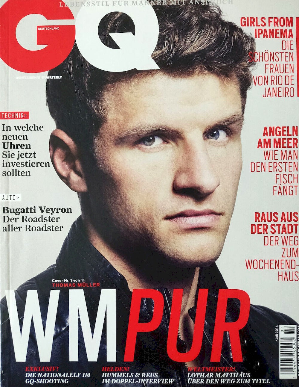GQ Magazin Deutschland 2014-07 Thomas Müller