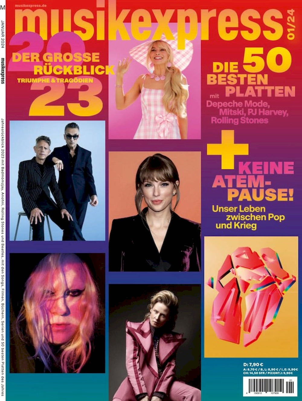 Musikexpress Magazin Deutschland 2024-01 Taylor Swift Depeche Mode Mitski