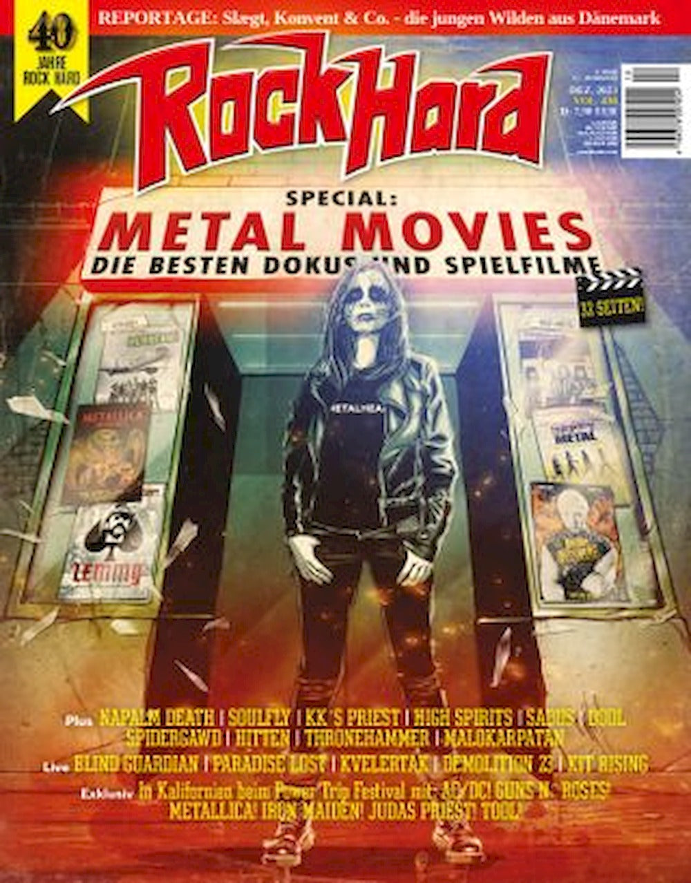Rock Hard Magazin Deutschland 2023 #438 Napalm Death Soulfly KKs Priest Sadus