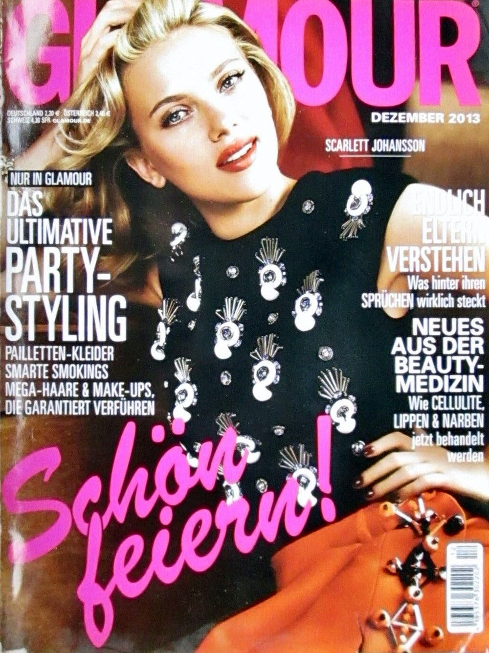 Glamour Magazin Deutschland 2013-12 Scarlett Johansson
