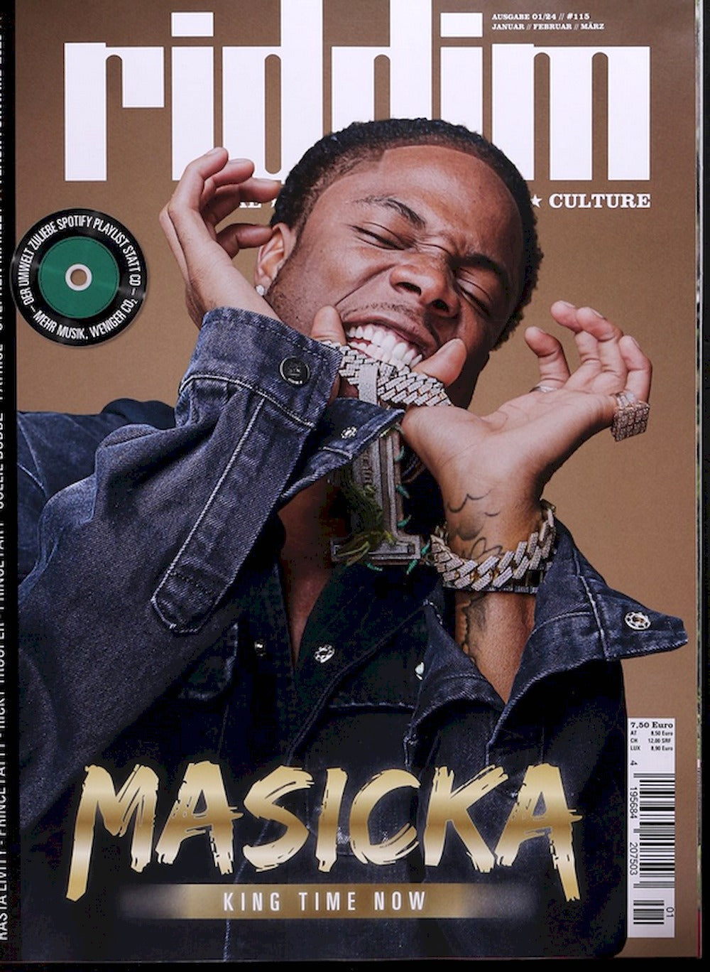 Riddim Magazin Deutschland 2024 #115 Masicka Khalia Prince Fatty Ricky Trooper