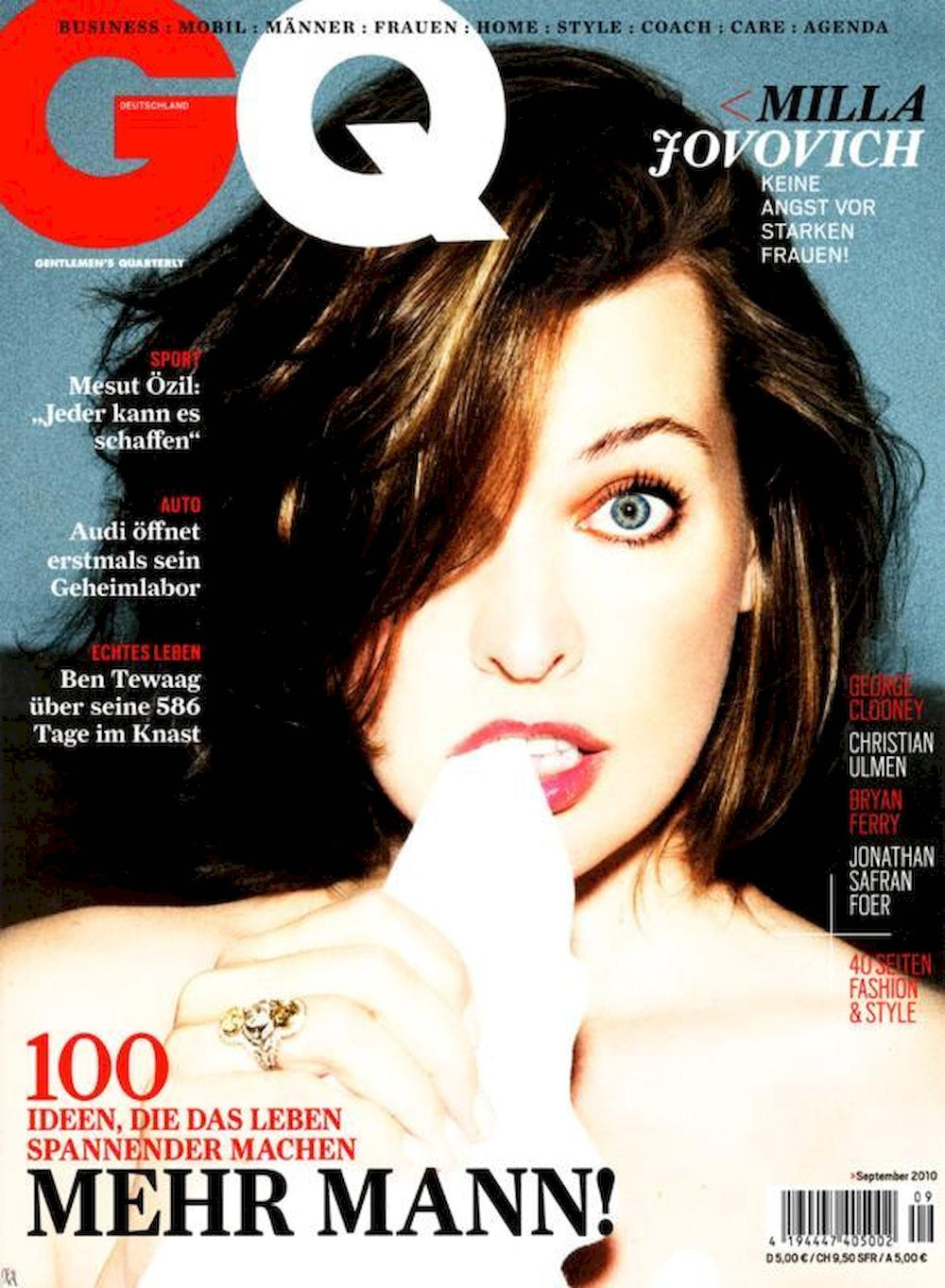 GQ Magazin Deutschland 2010-09 Milla Jovovich