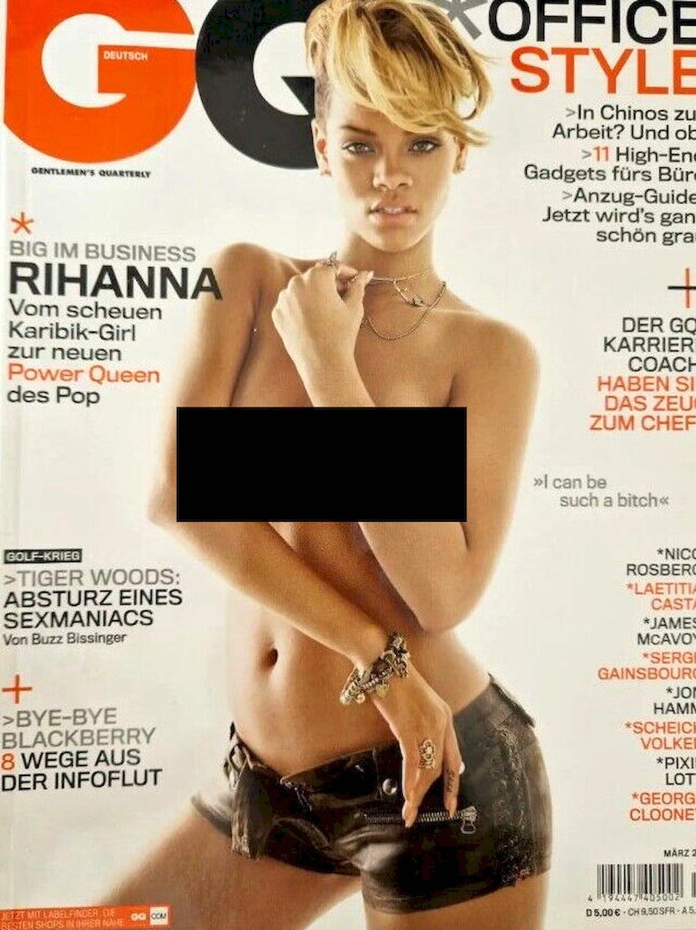 GQ Magazin Deutschland 2010-03 Rihanna