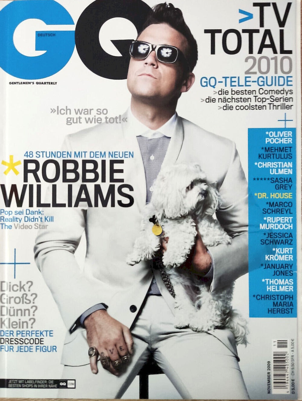 GQ Magazin Deutschland 2009-11 Robbie Williams