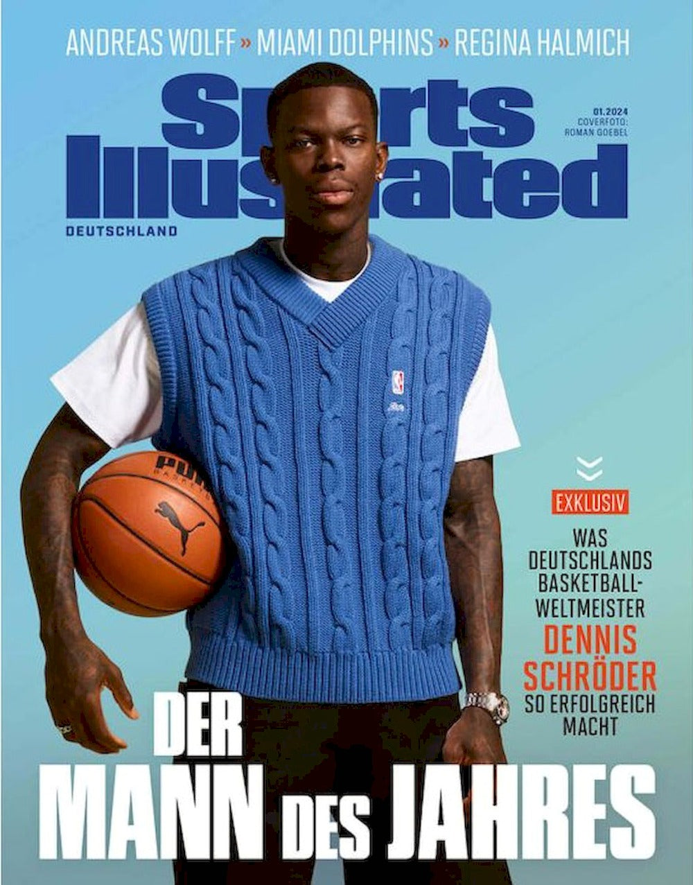 Sports Illustrated Magazin Deutschland 2024-01 Dennis Schröder Miami Dolphins