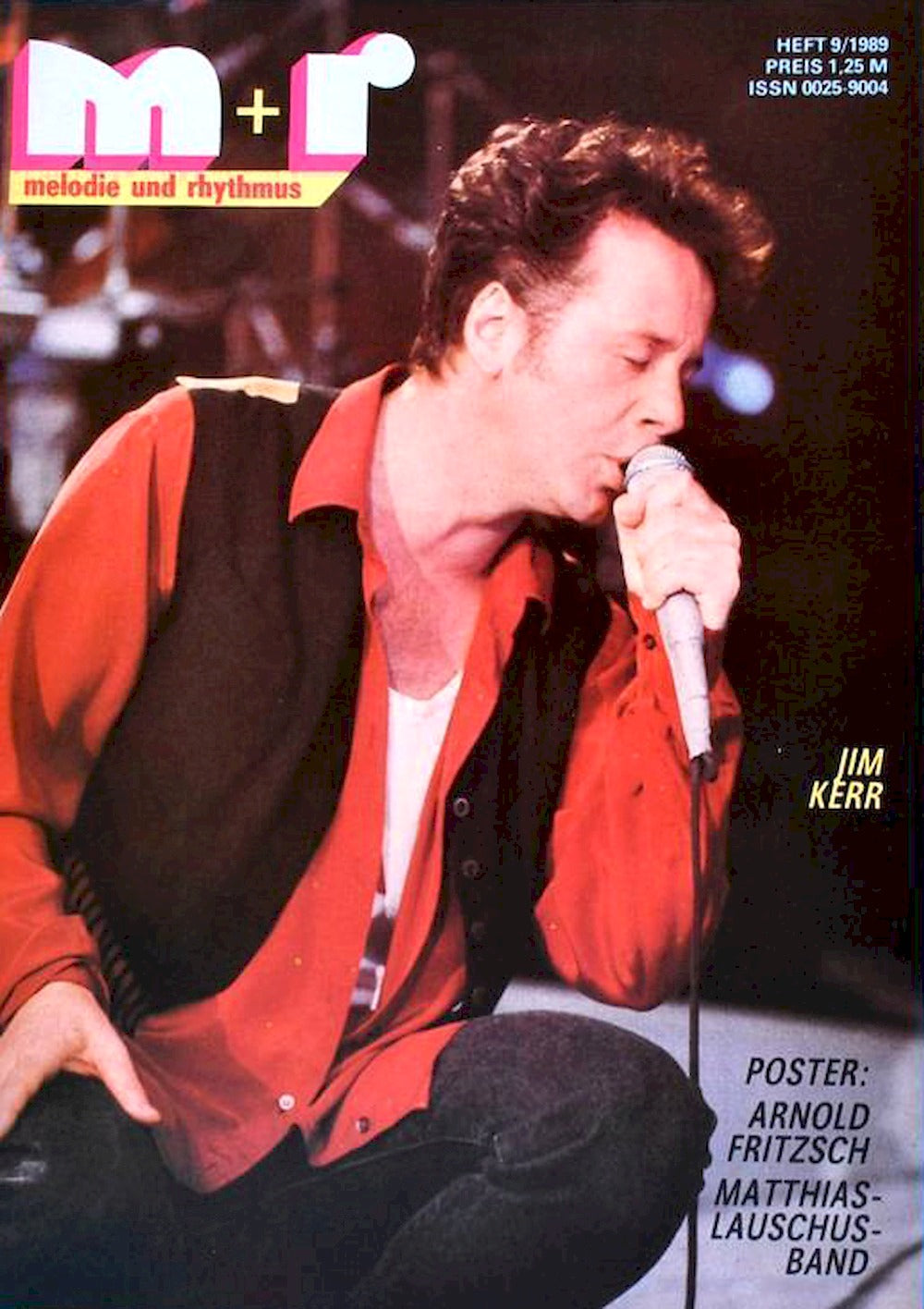 Melodie + Rhythmus Magazin Deutschland 1989-09 Jim Kerr Simple Minds Tom Jones