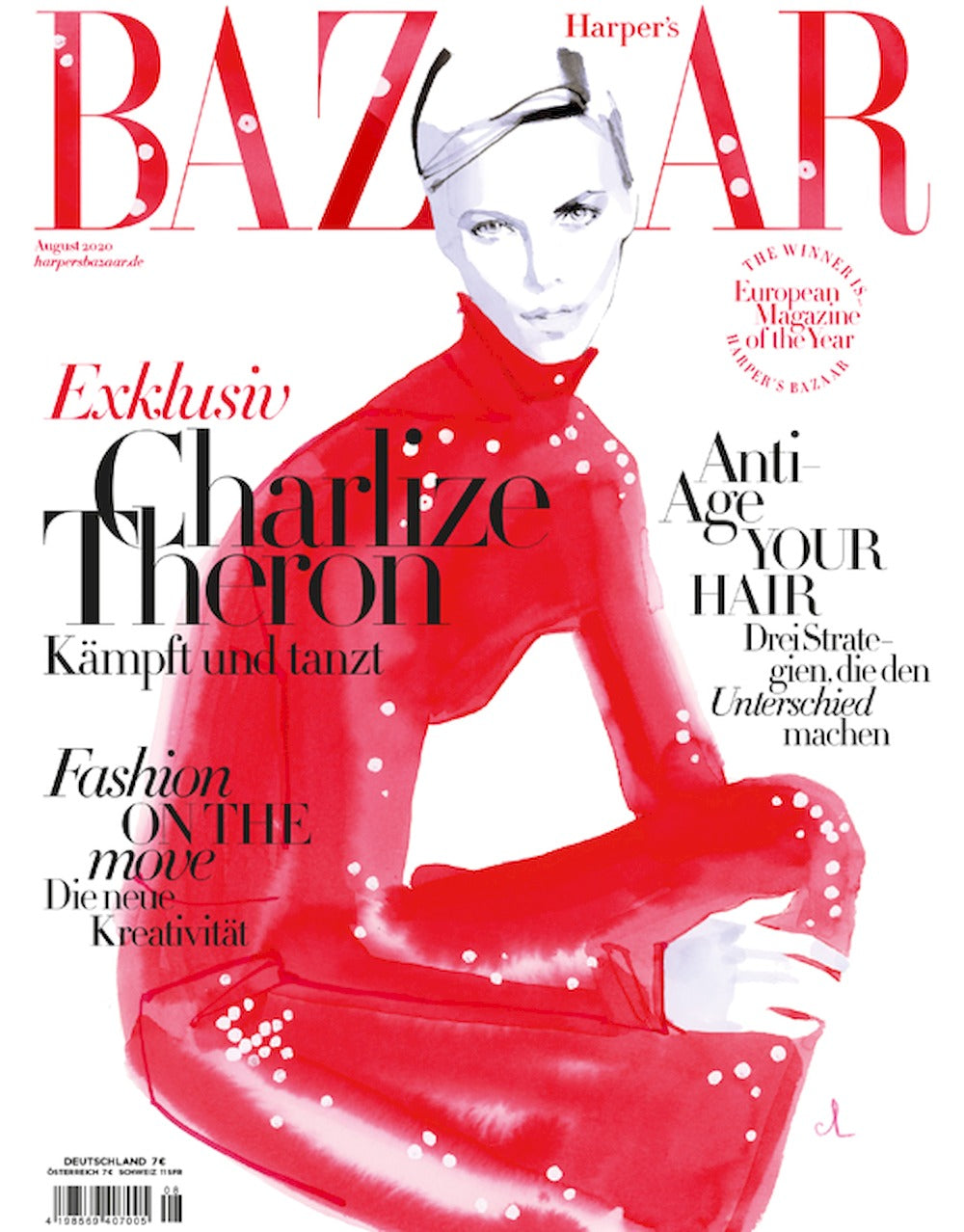 Harpers Bazaar Magazin Deutschland 2020-08 Charlize Theron