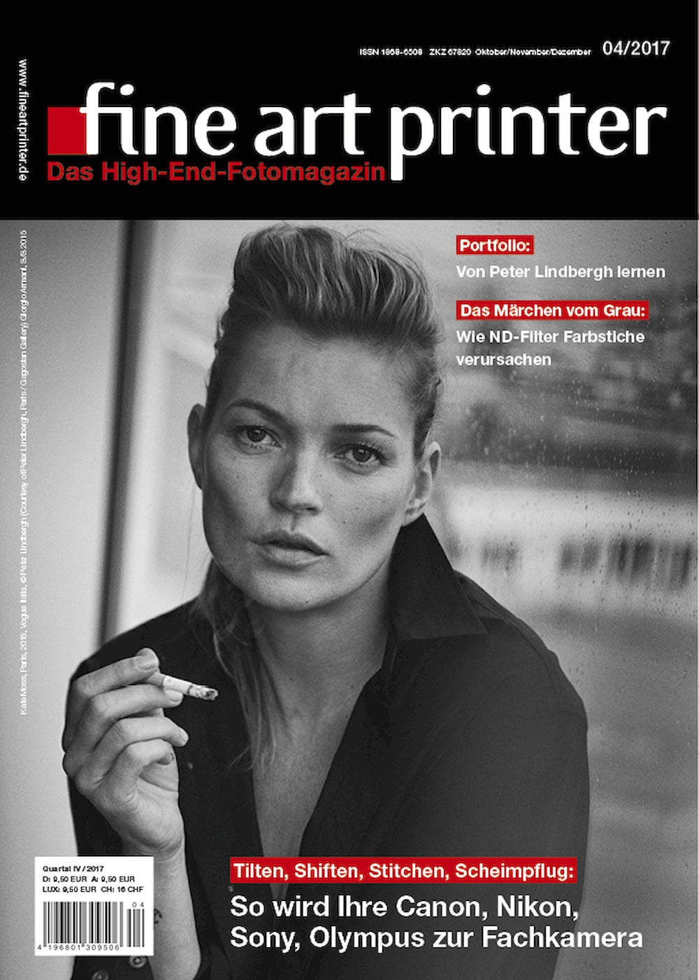 Fine Art Printer Magazin Deutschland 2017-04 Kate Moss Peter Lindbergh
