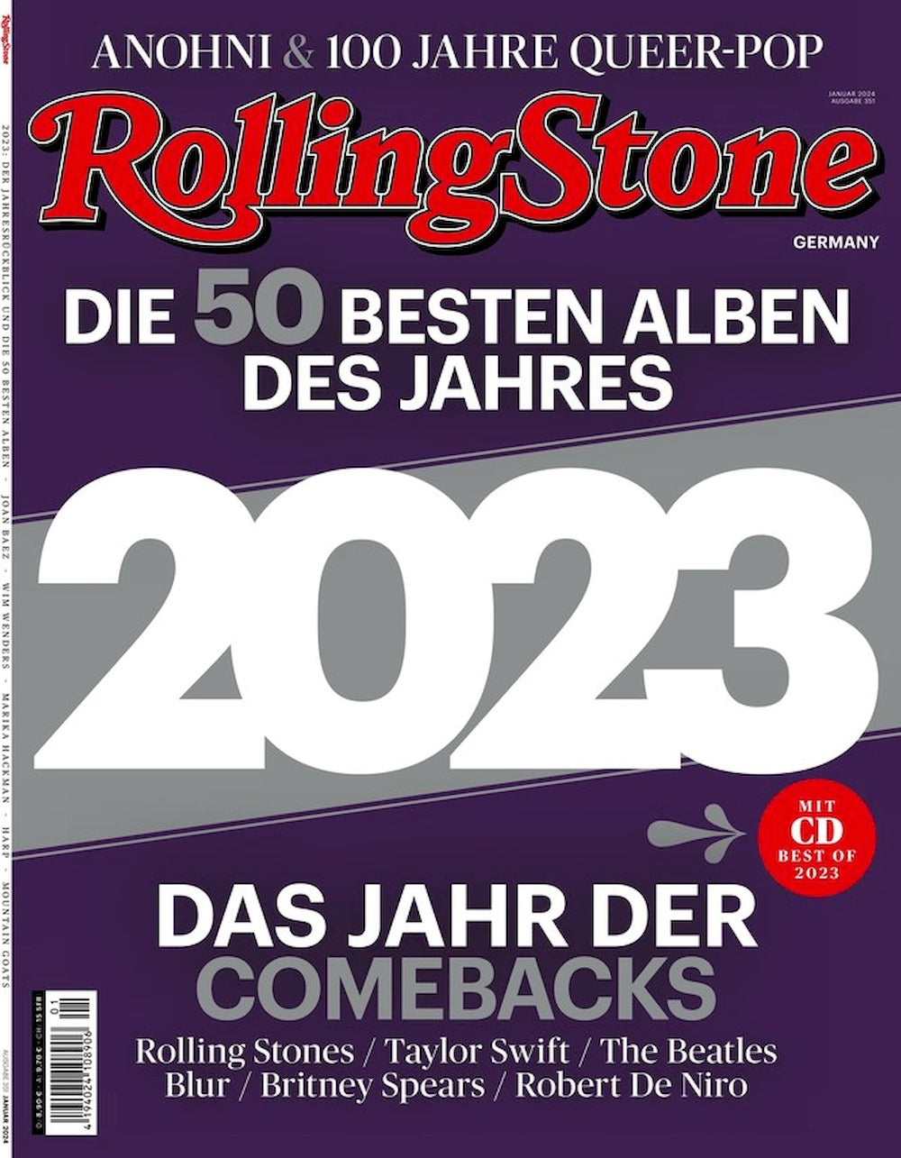 Rolling Stone Magazin Deutschland 2024-01 Taylor Swift Beatles Joan Baez Britney Spears #351