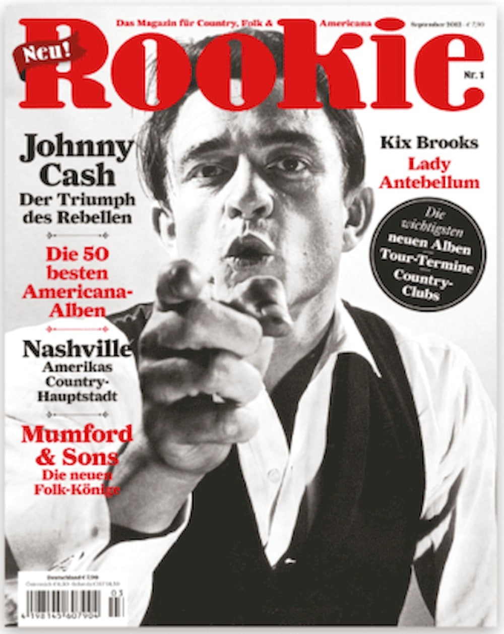 Rookie Magazin Deutschland 2012 #1 Johnny Cash