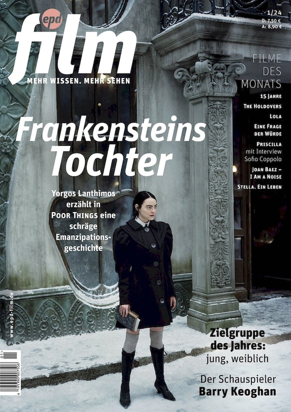 EPD Film Magazin Deutschland 2024-01 Emma Stone Barry Keoghan