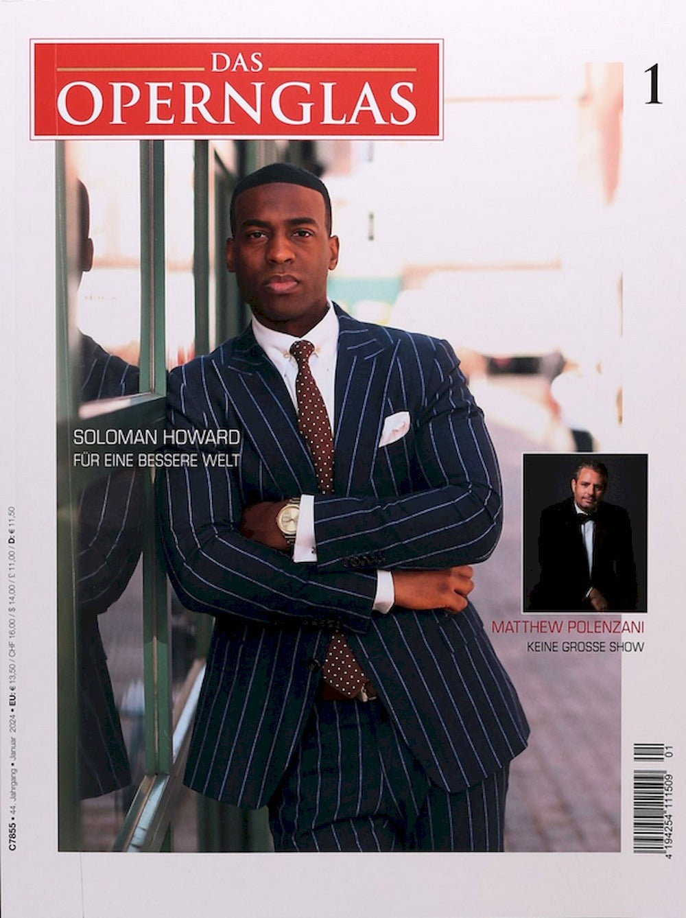 Das Opernglas Magazin Deutschland 2024-01 Soloman Howard Matthew Polenzani