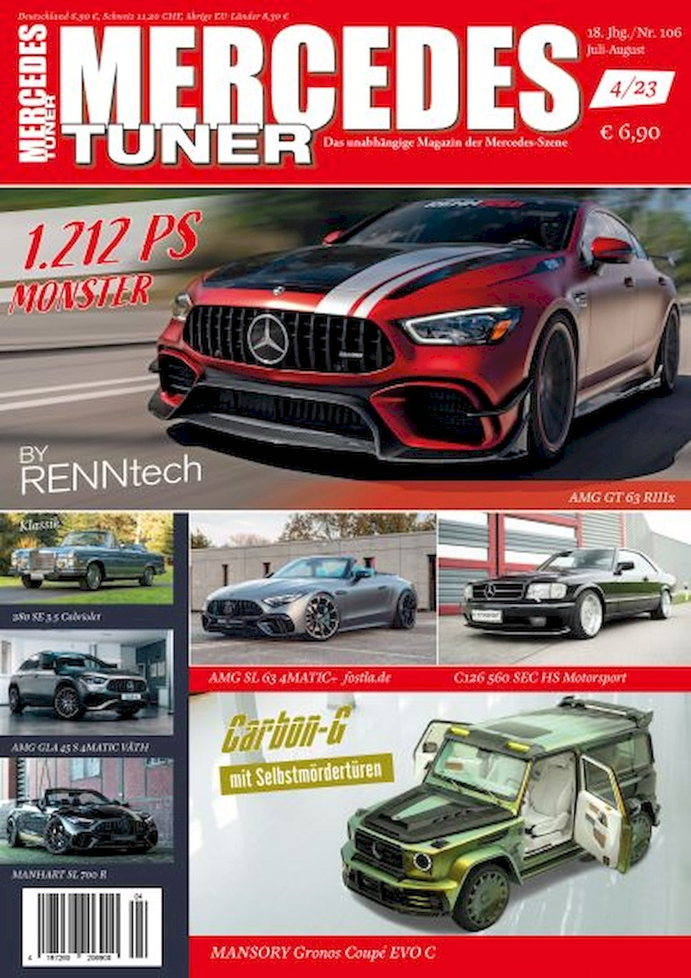 Mercedes Tuner Magazin Deutschland 2023-04 AMG C126 Renntech Manhart