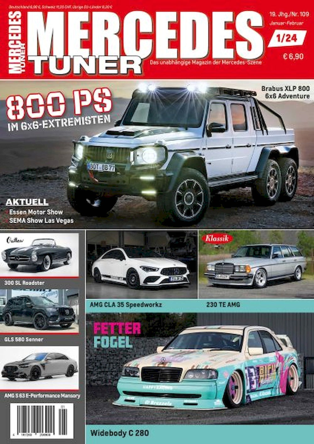 Mercedes Tuner Magazin Deutschland 2024-01 Brabus XLP Senner AMG