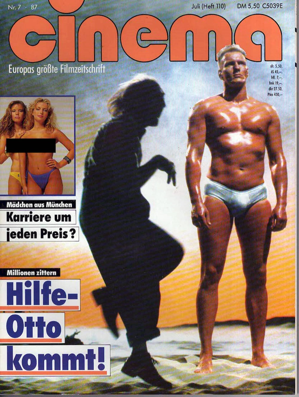 Cinema Magazin Deutschland 1987-07 Otto Waalkes #110