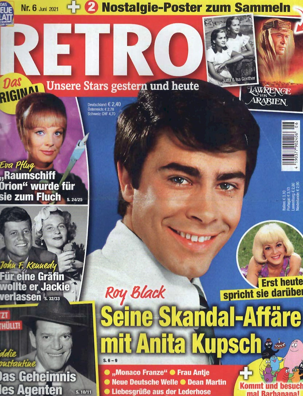 Retro Magazin Deutschland 2021-06 Roy Black John F. Kennedy Peter O'Toole Eva Pflug