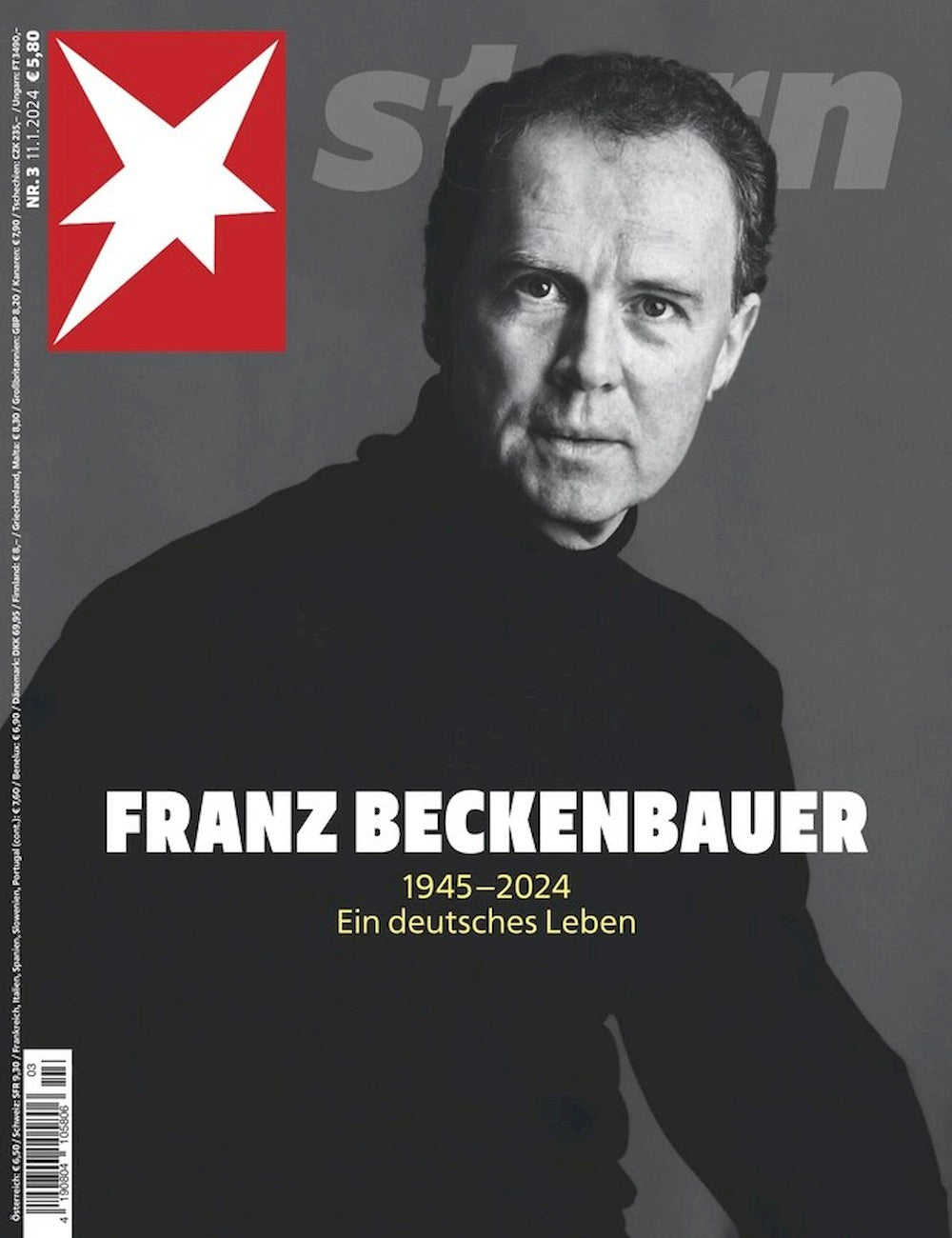 Stern Magazin Deutschland 2024-03 Franz Beckenbauer