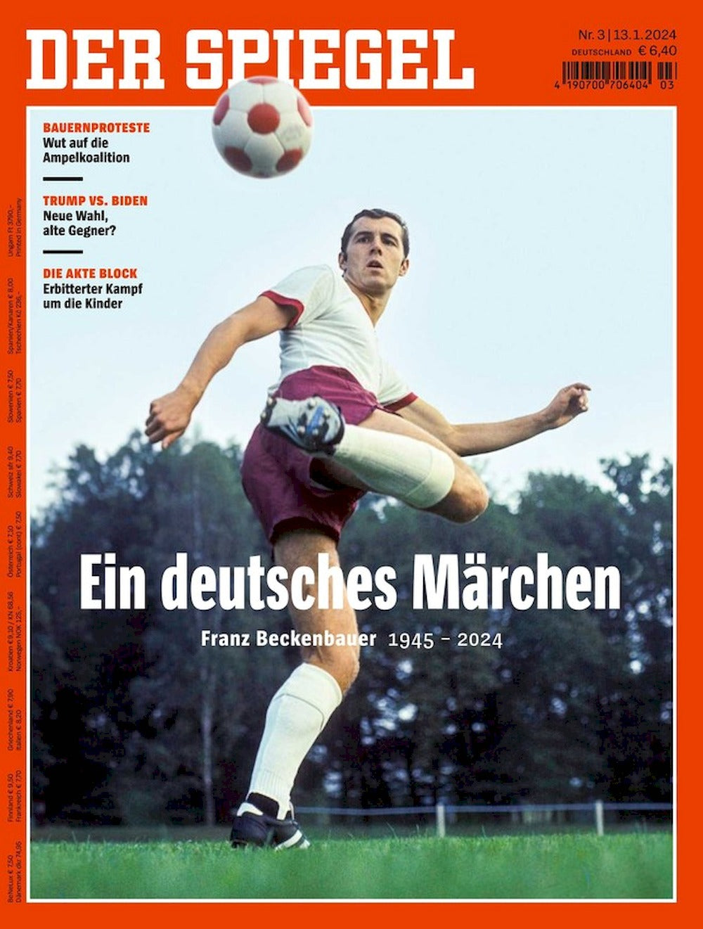 Der Spiegel Magazin Deutschland 2024-03 Franz Beckenbauer