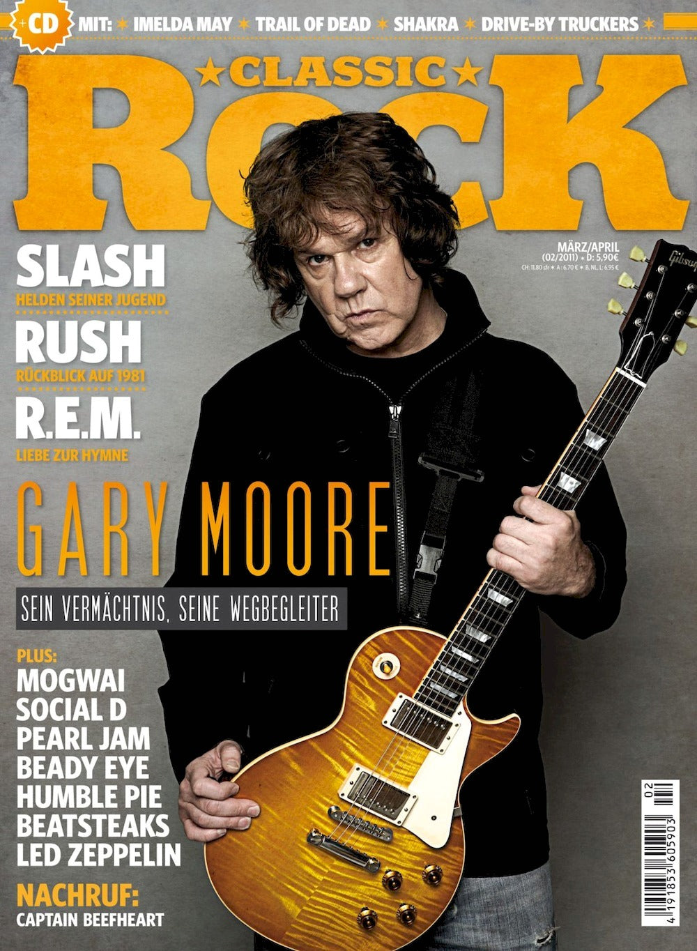 Classic Rock Magazin Deutschland 2011 #6 Gary Moore Slash Rush REM Mogwai