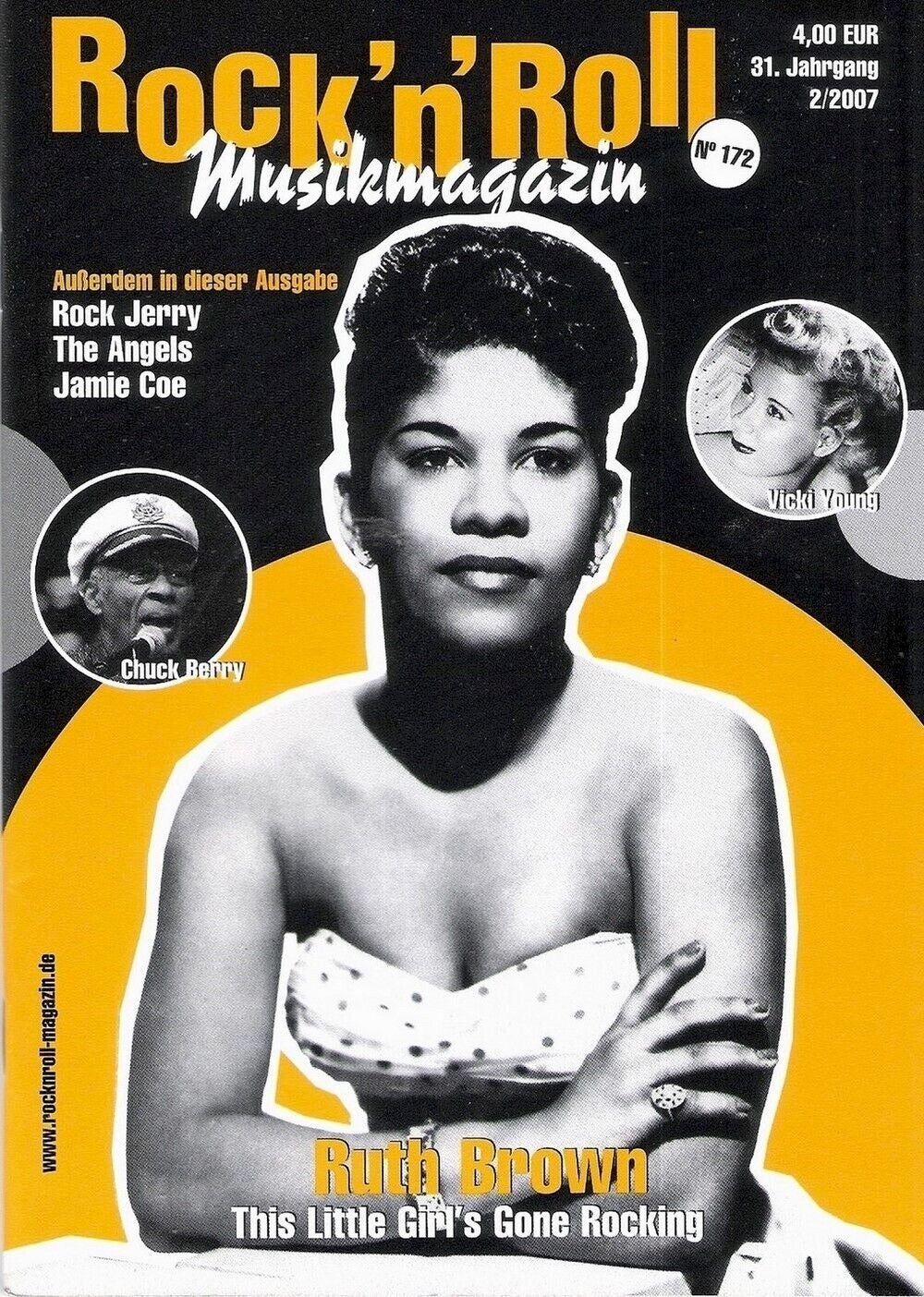 Rock'n'Roll Musik Magazin Deutschland 2017 #172 Ruth Brown Chuck Berry Vicki Young