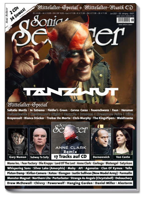 Sonic Seducer Magazin Deutschland 2021-06 Tanzwut Gary Numan Dornenreich Lord Of The Lost
