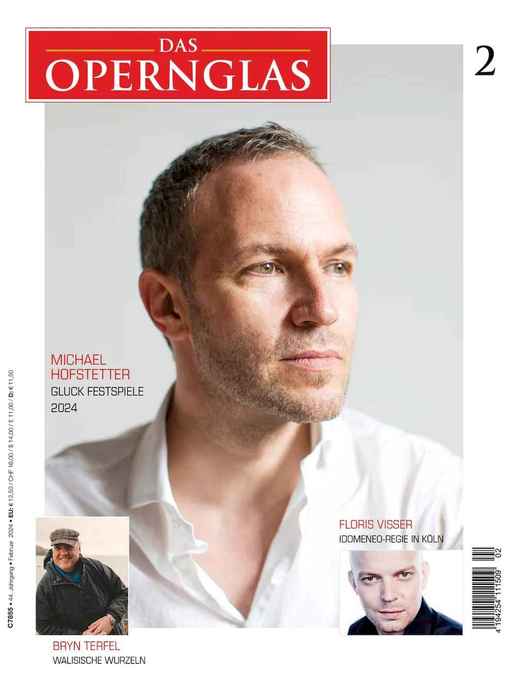 Das Opernglas Magazin Deutschland 2024-02 Michael Hofstetter Bryn Terfel Floris Visser